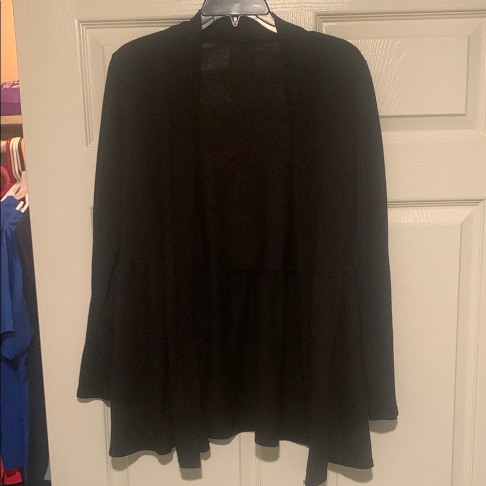 Elegant Black Women's Cardigan